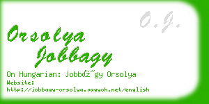 orsolya jobbagy business card